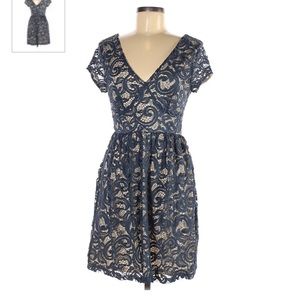 Alya Blue Lace Dress